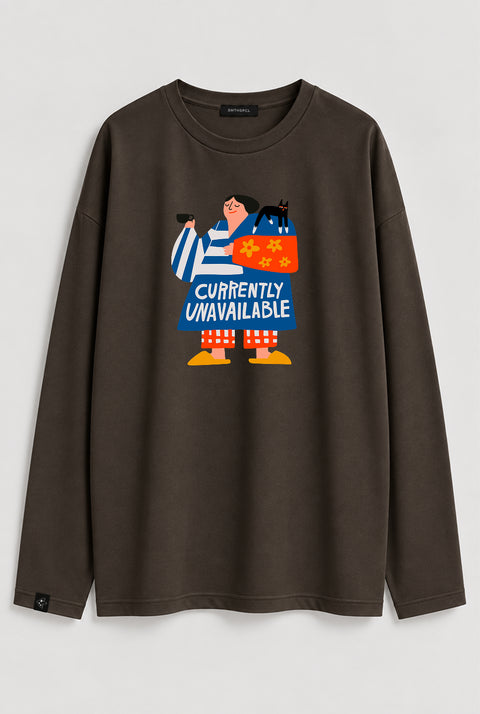 Oversized Long-Sleeve Shirt "Currently unavailable"