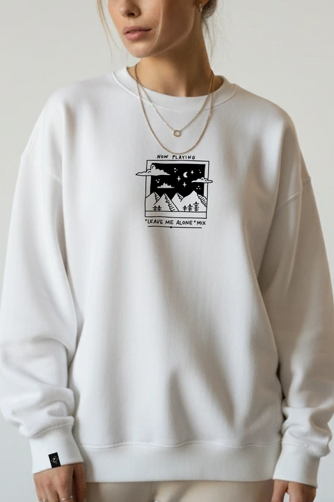 Sweatshirt "Live me alone mix"