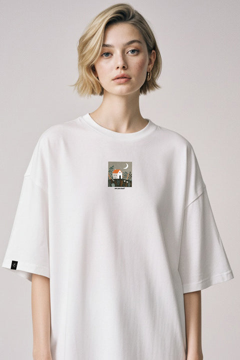Oversized T-shirt "Are you lost?"