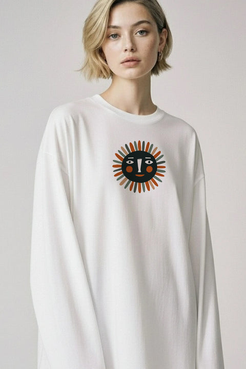 Oversized Long-Sleeve Shirt "Sun"