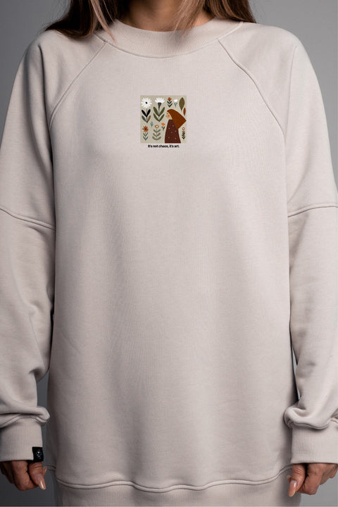 Sweatshirt "It’s not chaos, it’s art"