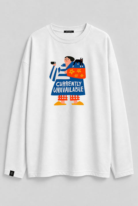 Oversized Long-Sleeve Shirt "Currently unavailable"