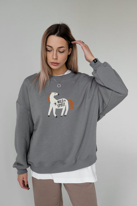 Sweatshirt "Wild spirit"
