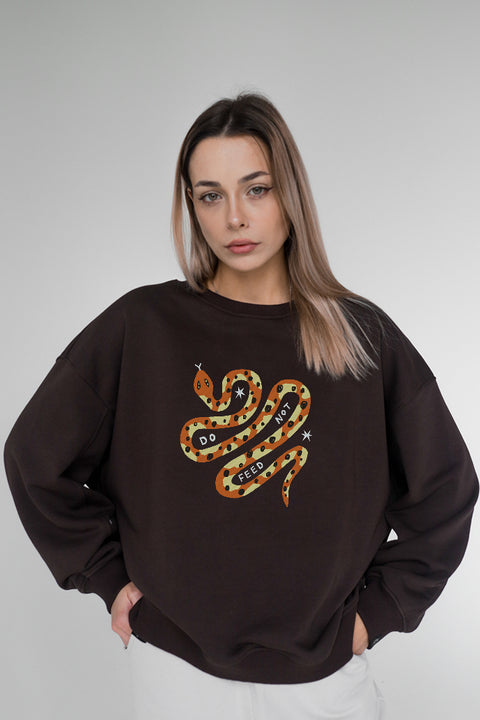 Sweatshirt "Do not feed"