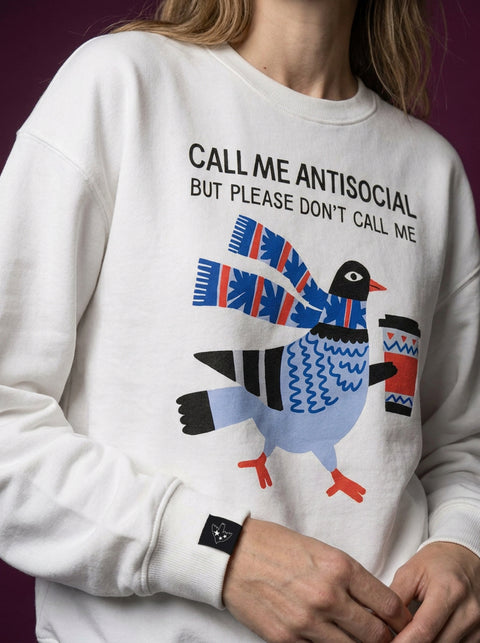 Sweatshirt "Antisocial"