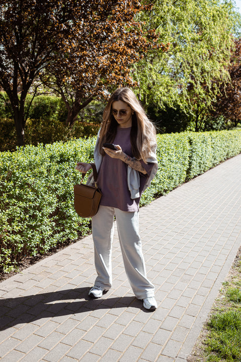 Oversized Unisex T-shirt / Grape