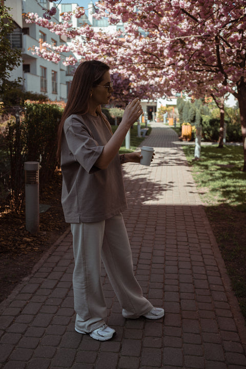 Oversized Unisex T-shirt / Nude