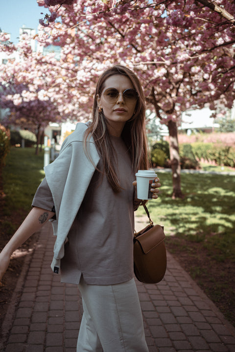 Oversized Unisex T-shirt / Nude