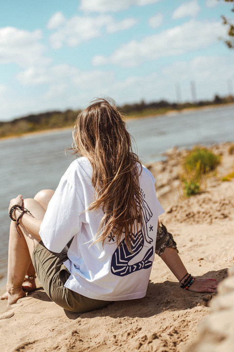 Oversize'owa koszulka "Chill"