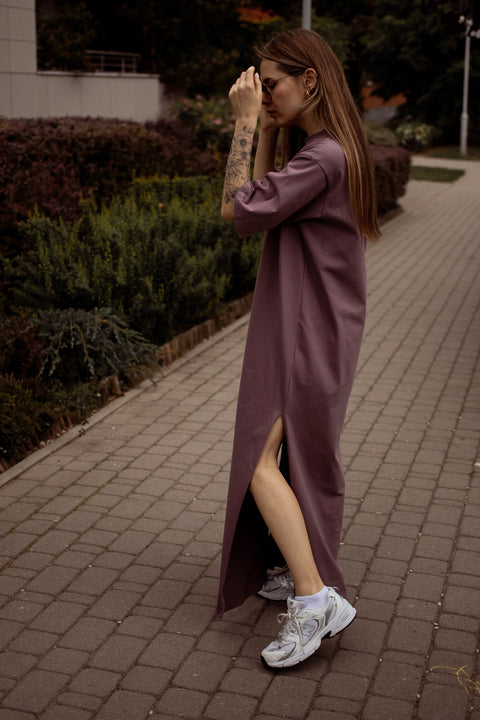 Oversized Dress / Grape