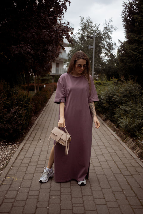 Oversized Dress / Grape