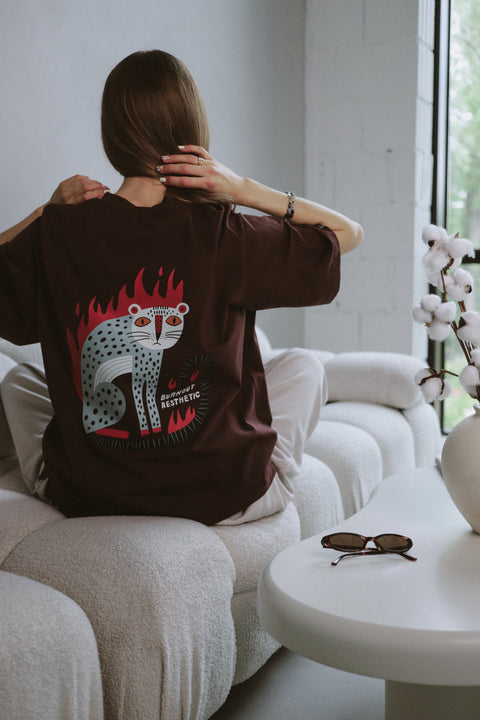 Oversized T-shirt "Burnout aesthetic"