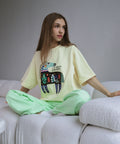 Oversized T-shirt "I'm aware I'm rare"