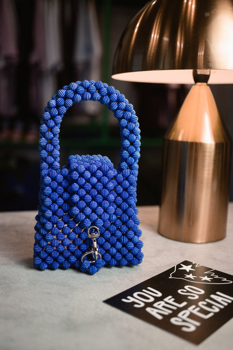 Handmade beaded bag "Moonlight"
