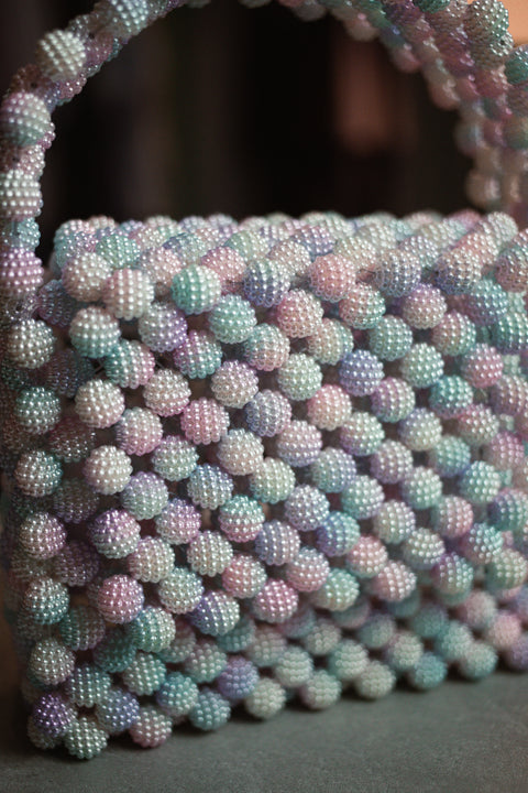 Handmade beaded bag "Whisper"