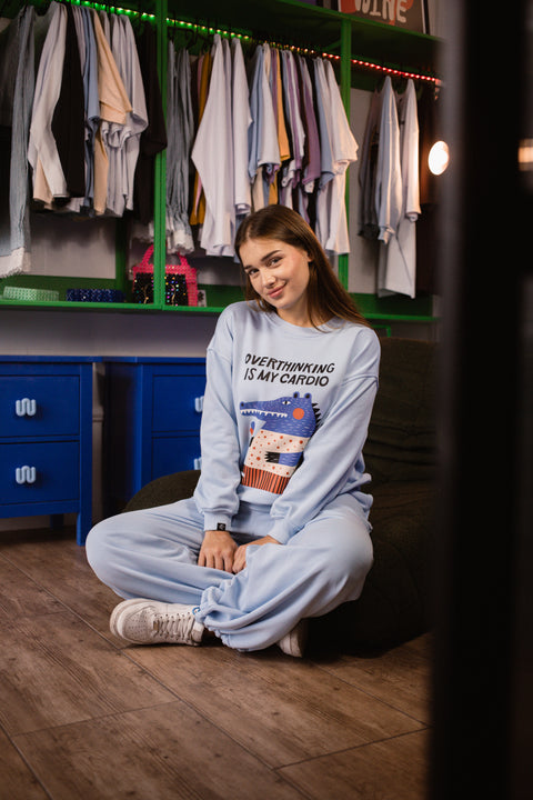 Sweatshirt "Overthinking is my cardio"