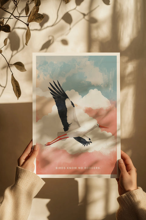 Poster "Birds Know No Borders"