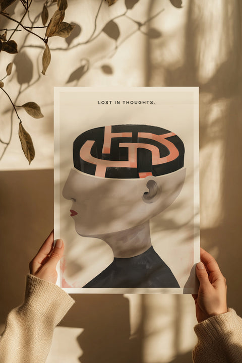 Poster "Lost in Thoughts"