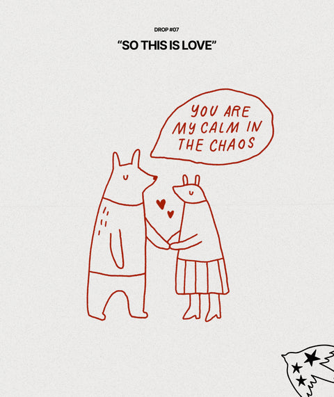 Oversized Unisex T-shirt "Calm in the chaos"