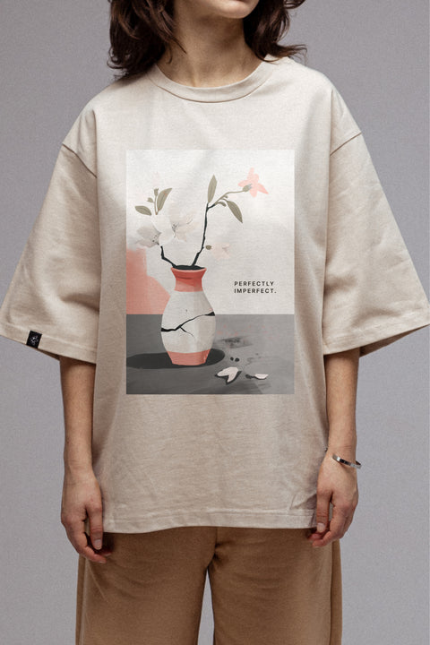 Oversized T-shirt "Perfectly imperfect"