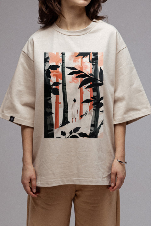 Oversized T-shirt "Enigmatic Forest"