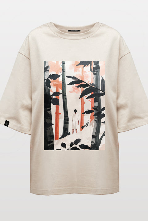 Oversized T-shirt "Enigmatic Forest"