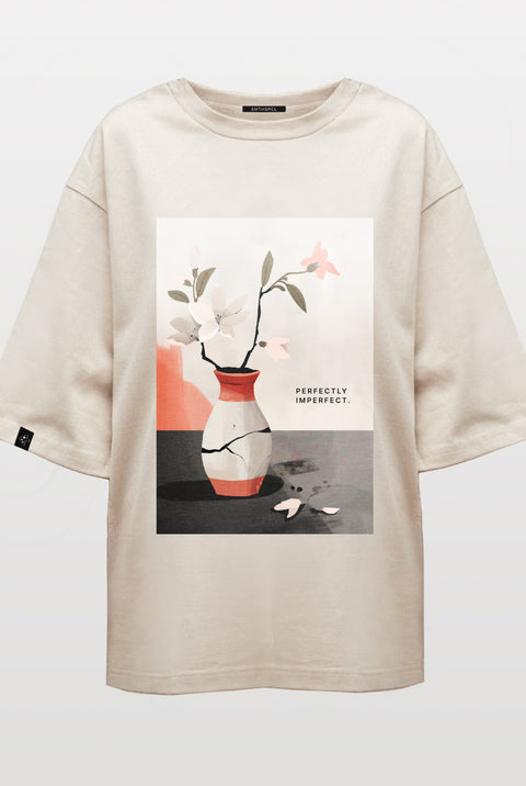 Oversized T-shirt "Perfectly imperfect"