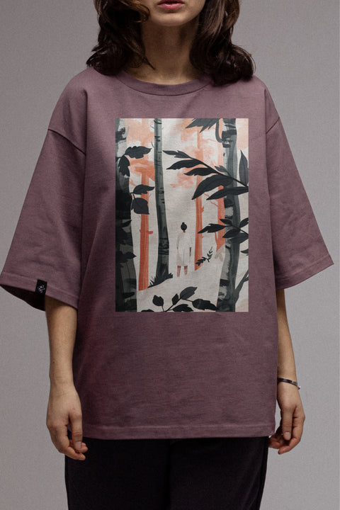 Oversized T-shirt "Enigmatic Forest"