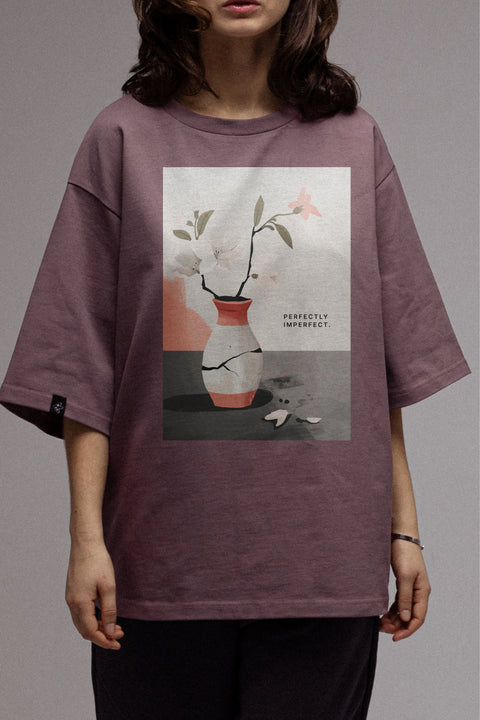 Oversized T-shirt "Perfectly imperfect"