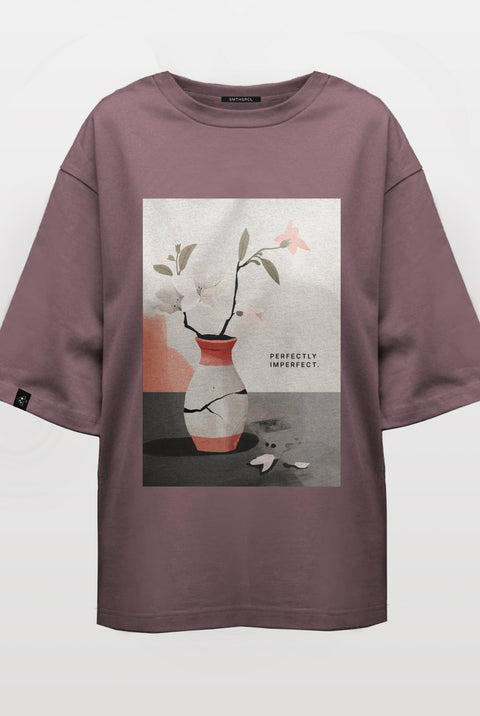 Oversized T-shirt "Perfectly imperfect"