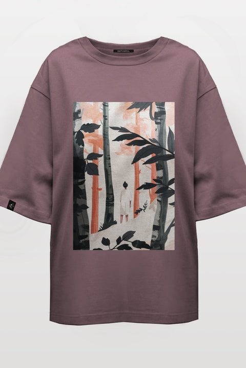 Oversized T-shirt "Enigmatic Forest"