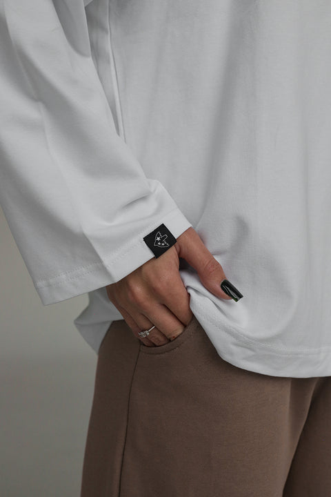 Oversized Long-Sleeve Shirt "Moth"