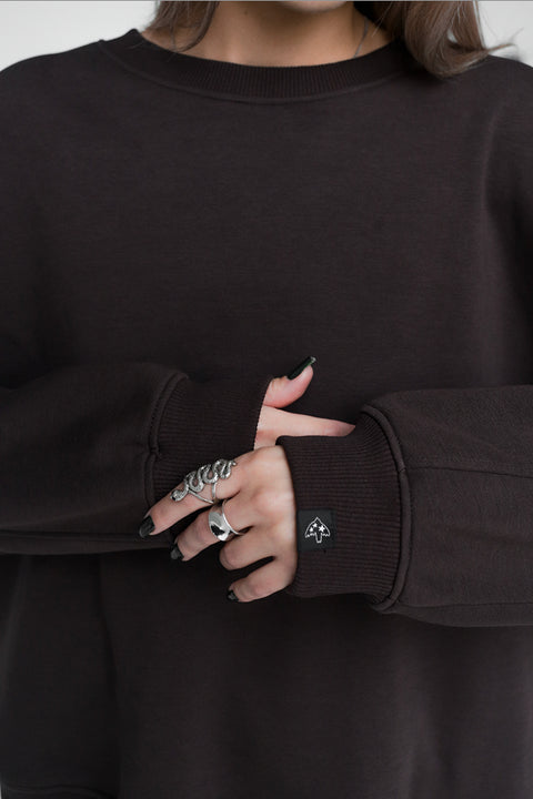 Sweatshirt "What is the best that could happen"