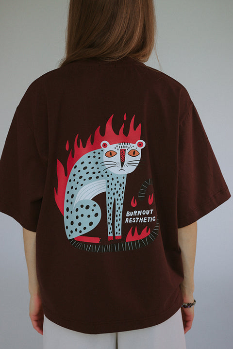 Oversized T-shirt "Burnout aesthetic"