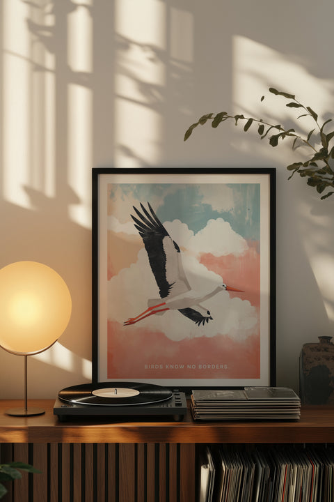 Poster "Birds Know No Borders"