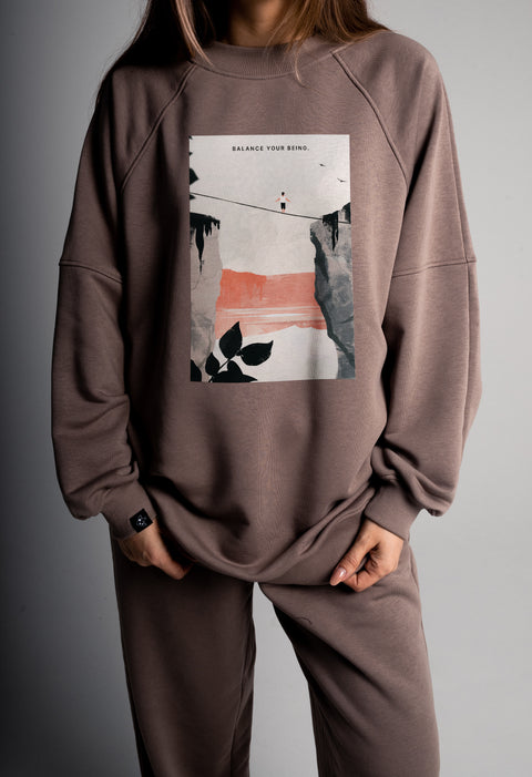 Sweatshirt "Balance Your Being"