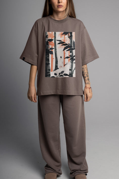 Oversized T-shirt "Enigmatic Forest"