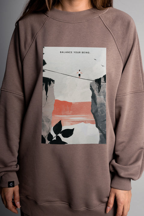 Sweatshirt "Balance Your Being"