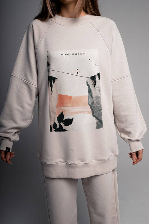 Sweatshirt "Balance Your Being"