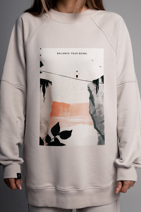 Sweatshirt "Balance Your Being"