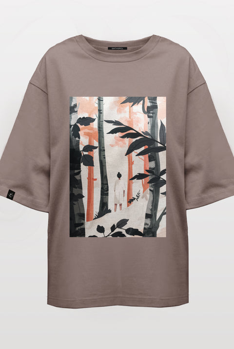 Oversized T-shirt "Enigmatic Forest"