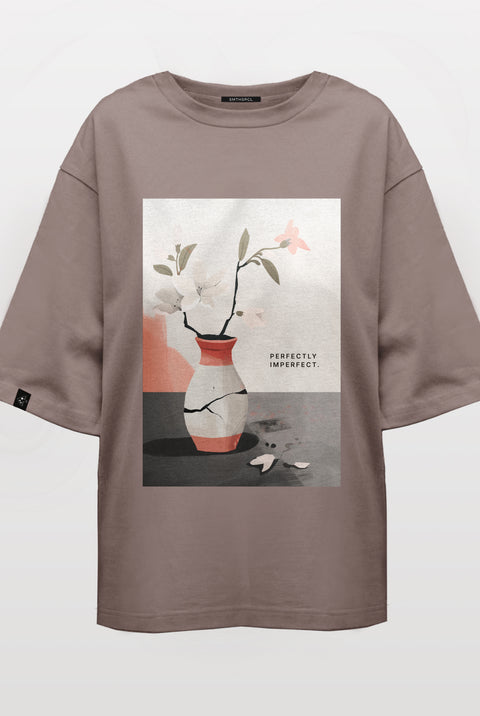 Oversized T-shirt "Perfectly imperfect"