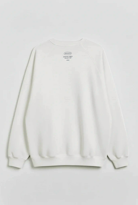 Oversize'owa bluza unisex "Winter chill" (girl)