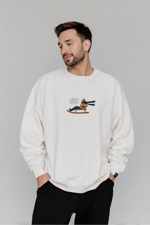 Oversized Unisex Sweatshirt "I can't stop!"