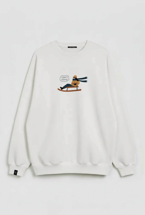 Oversized Unisex Sweatshirt "I can't stop!"