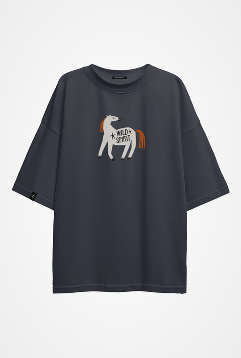 Oversized T-shirt "Wild spirit"