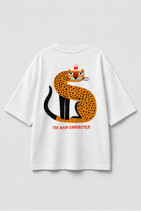 Oversized T-shirt "The main character"