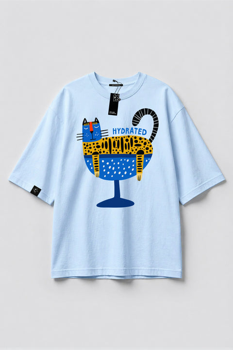 Oversized T-shirt "Hydrated"