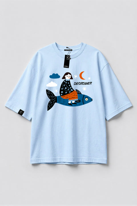 Oversize'owa koszulka "Daydreamer"
