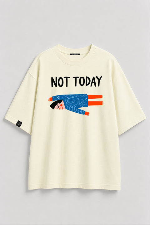 Oversize'owa koszulka "One more summer please"
